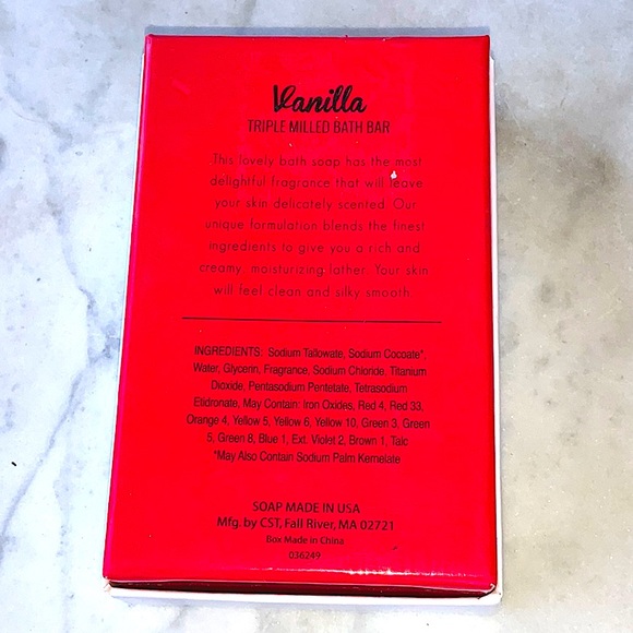 CST COMMONWEALTH SOAPS VANILLA TRIPLE MILLED NIB HEARTS - Picture 3 of 3